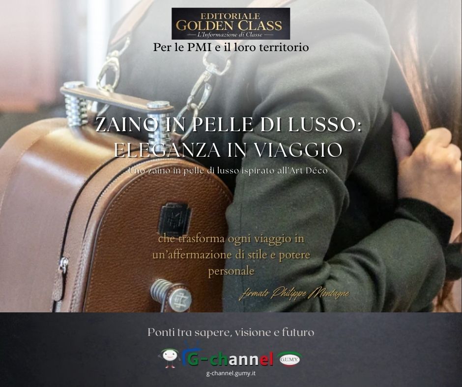 Zaino in pelle di lusso: eleganza in viaggio